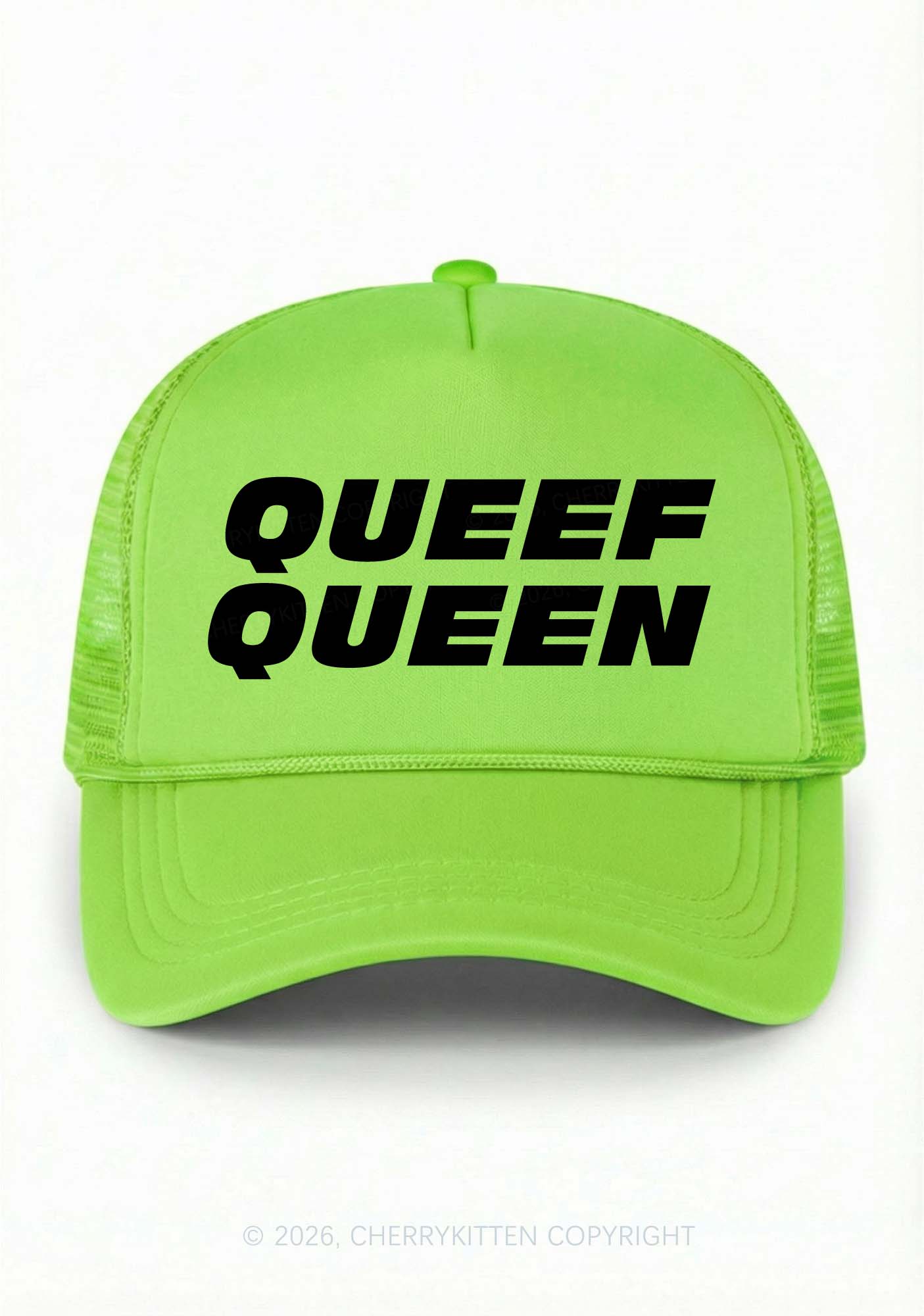 Queef Queen Y2K Trucker Hat Cherrykitten