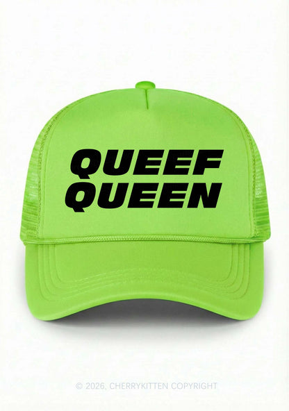 Queef Queen Y2K Trucker Hat Cherrykitten