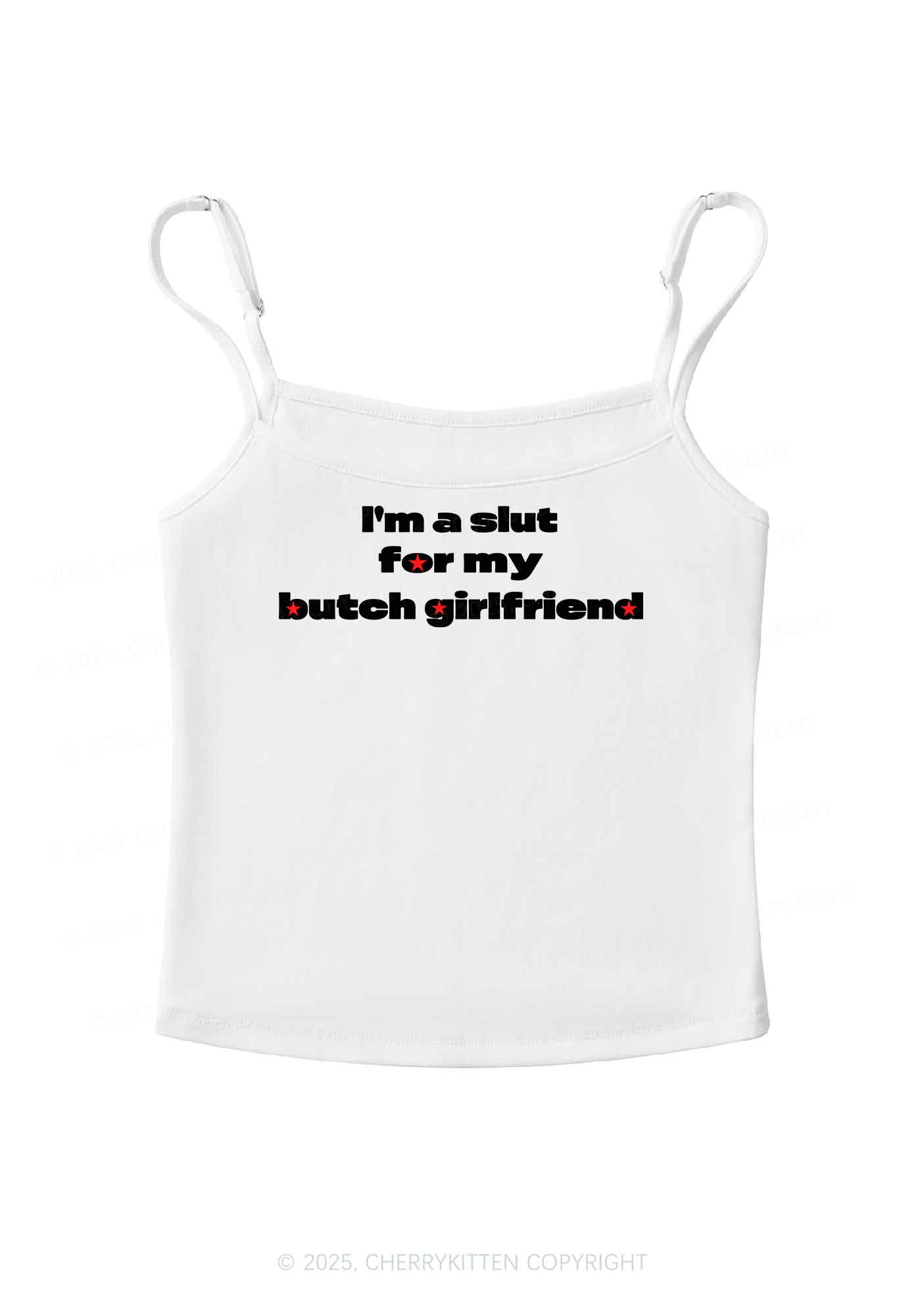 Slxt For Butch Girlfriend Pride Y2K Spaghetti Strap Cami Cherrykitten
