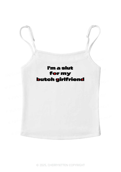 Slxt For Butch Girlfriend Pride Y2K Spaghetti Strap Cami Cherrykitten
