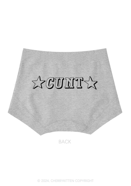 Star Count Y2K Mid Rise Waist Boyshort Cherrykitten