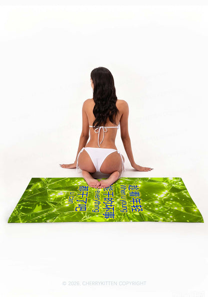 Young Do Everything Y2K Beach Towel Cherrykitten