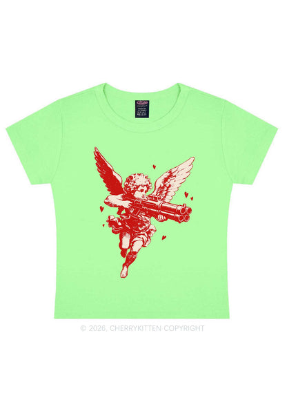 Rebel Cupid Valentine's Day Y2K Baby Tee Cherrykitten