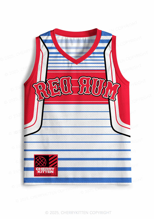 Custom Halloween Red Rum Y2K Sport Jersey Tank Cherrykitten