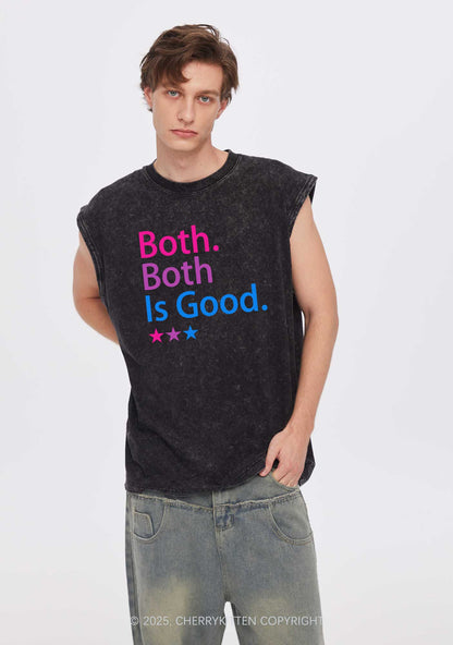 Both Is Good Pride Y2K Washed Muscle Tank Cherrykitten