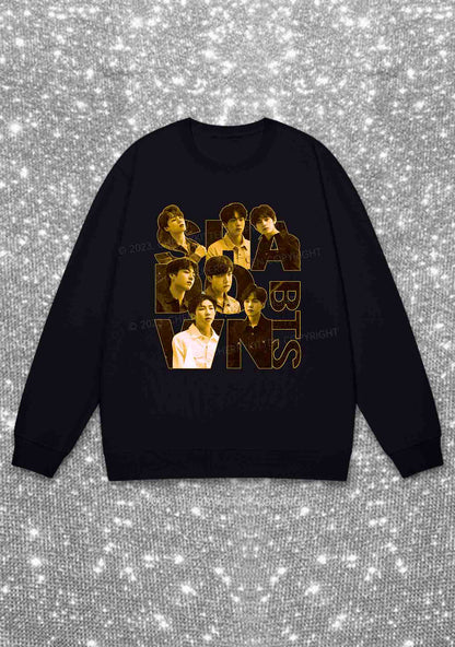 Bangtan Members Kpop Y2K Sweatshirt Cherrykitten