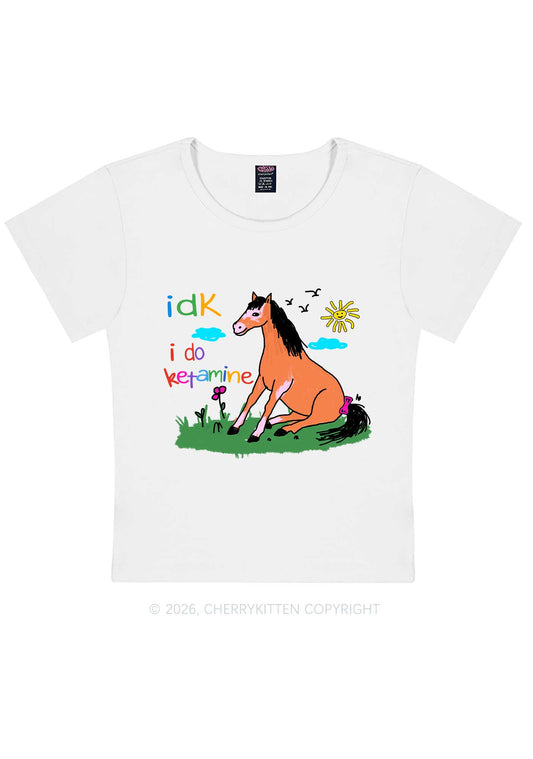 I Do kxxamine Y2K Baby Tee Cherrykitten