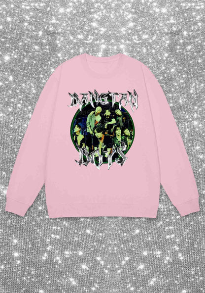 The Bangtan Boys Kpop Y2K Sweatshirt Cherrykitten