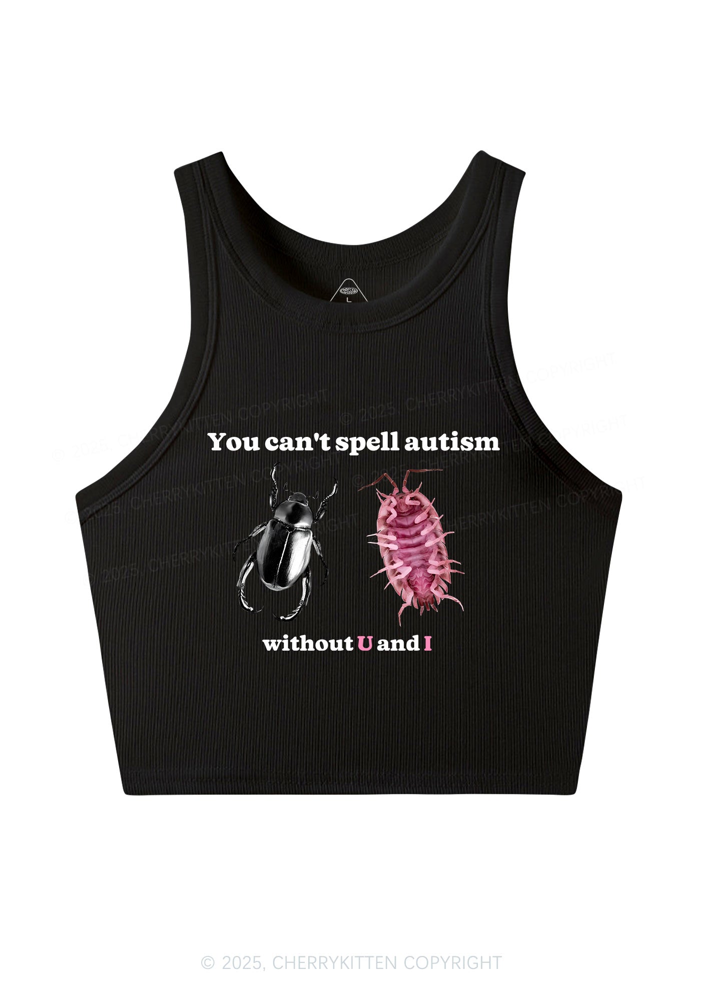 Autism Insect Y2K Crop Tank Top Cherrykitten