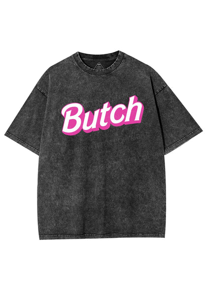 Pink Butch Y2K Shirts Washed Tee Cherrykitten