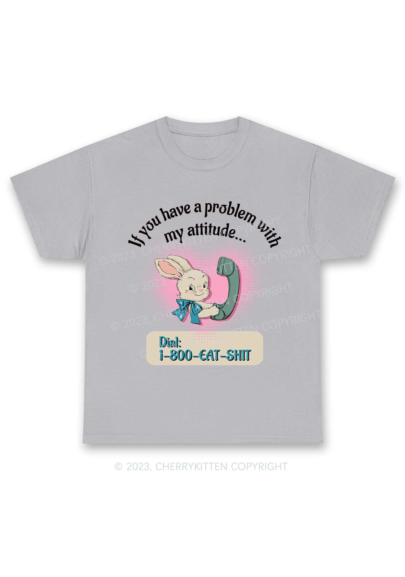 You Have A Problem Y2K Chunky Shirt Cherrykitten
