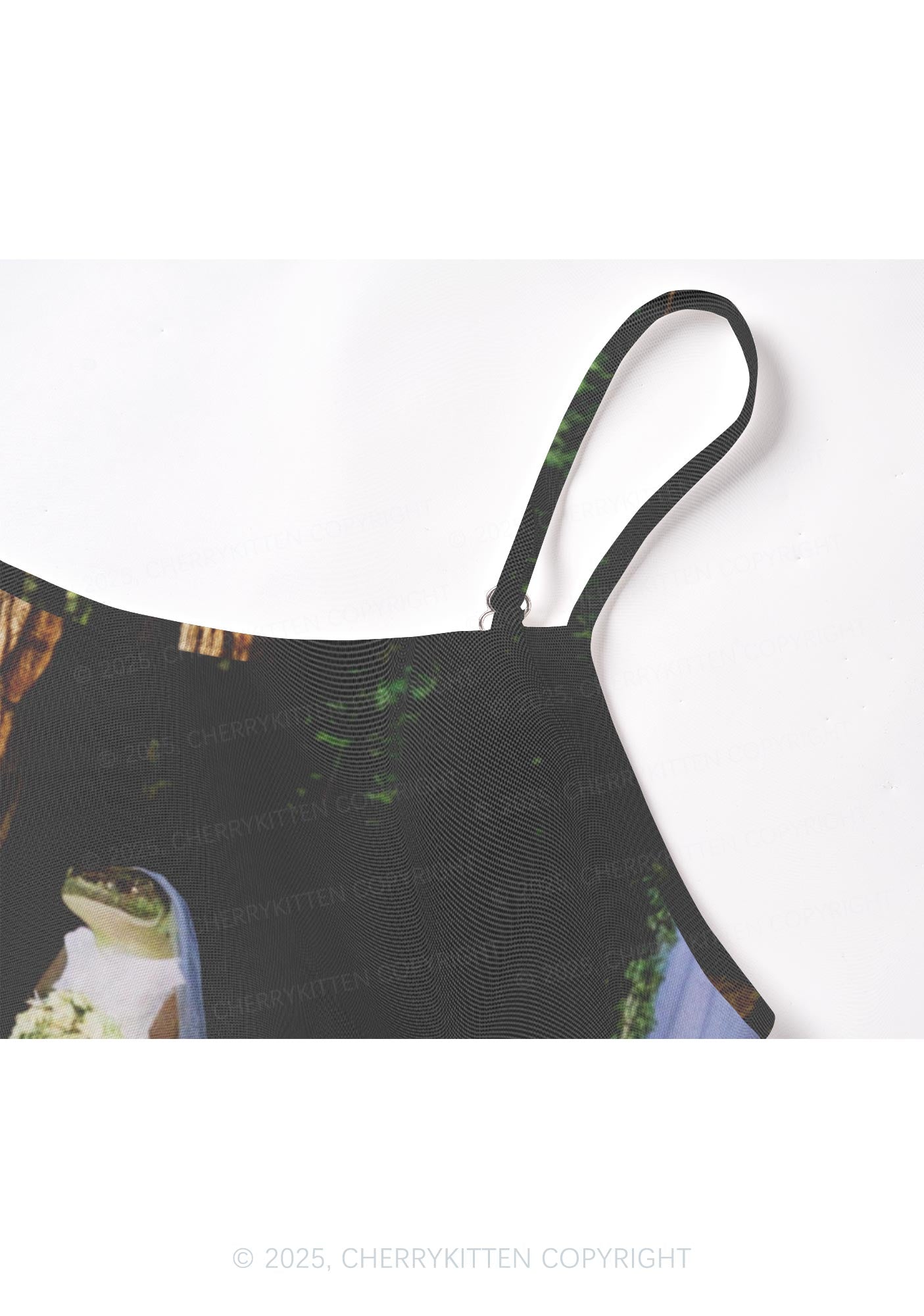 Crocodile Bride Y2K Mesh Cami Tank Cherrykitten