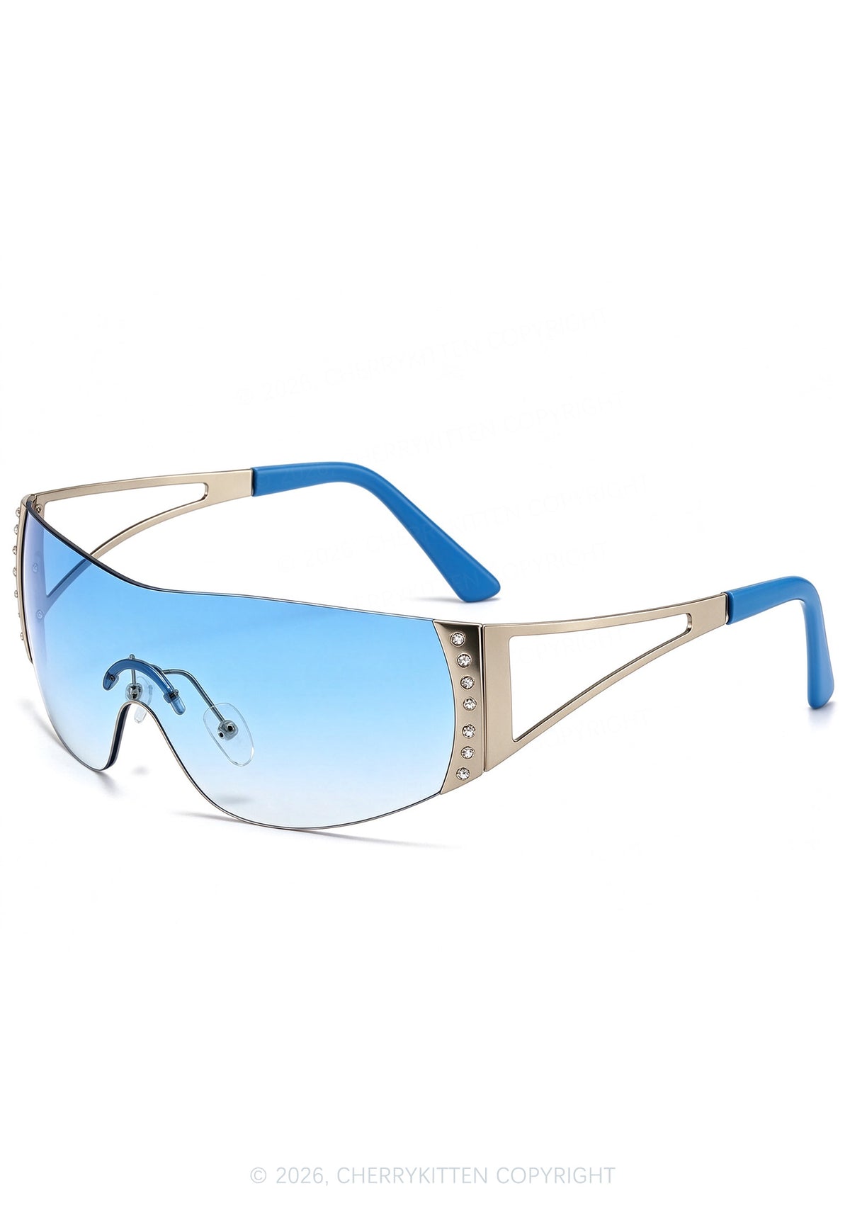 Pentagram Metal Y2K Sunglasses Cherrykitten