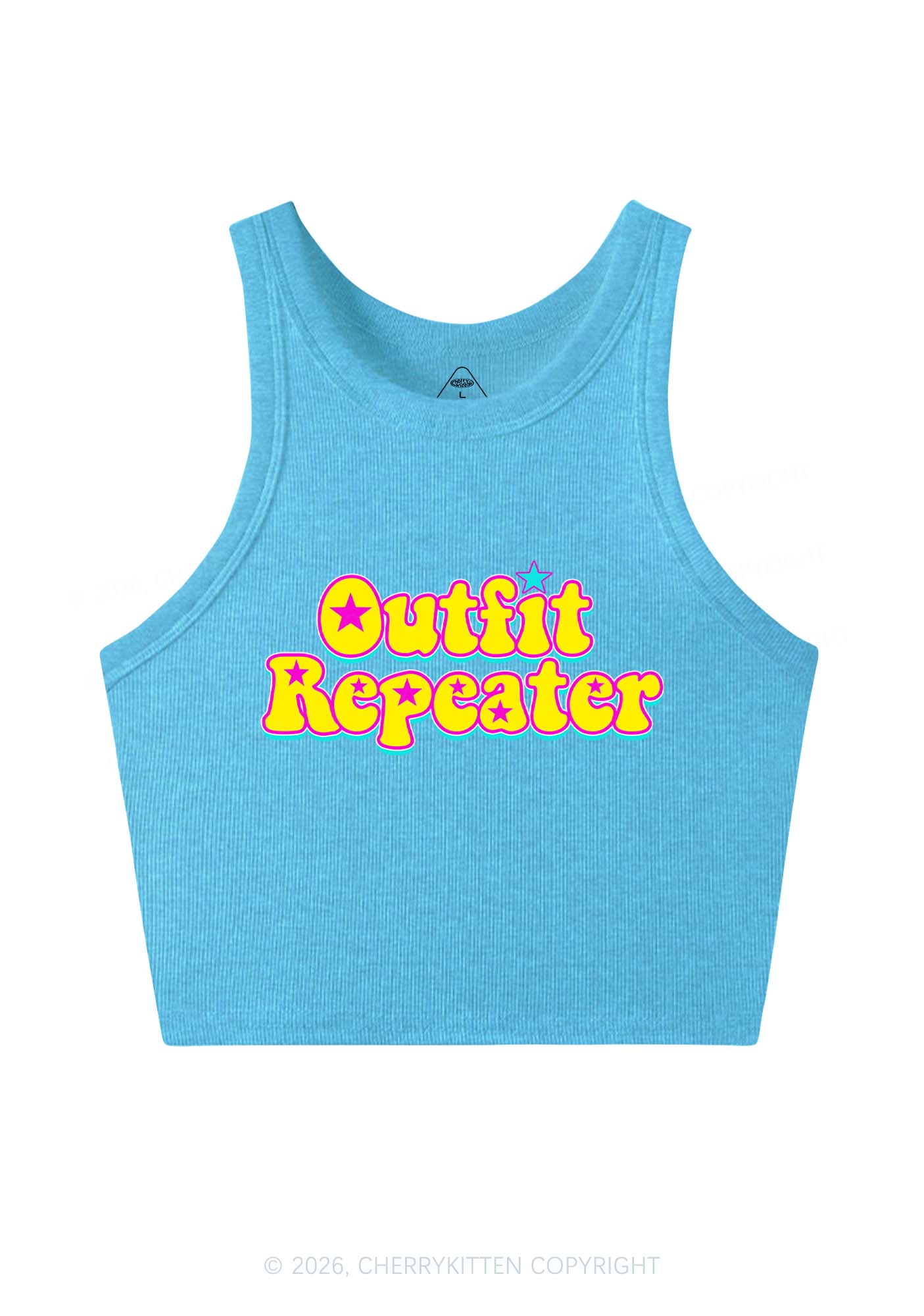 Outfit Repeater Y2K Crop Tank Top Cherrykitten