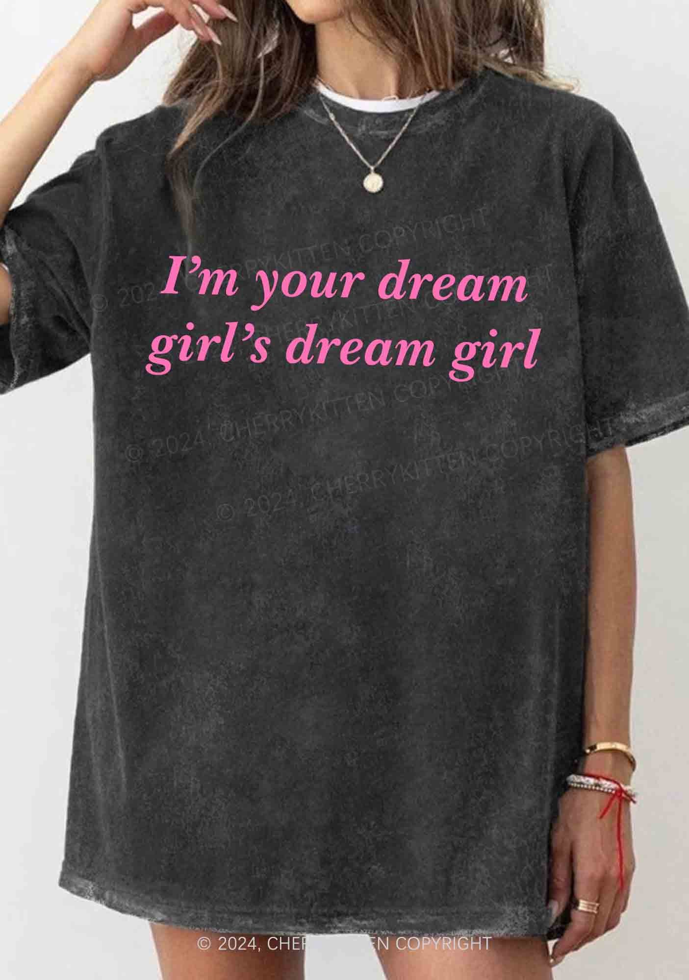 Dream Girl Y2K Washed Tee Cherrykitten