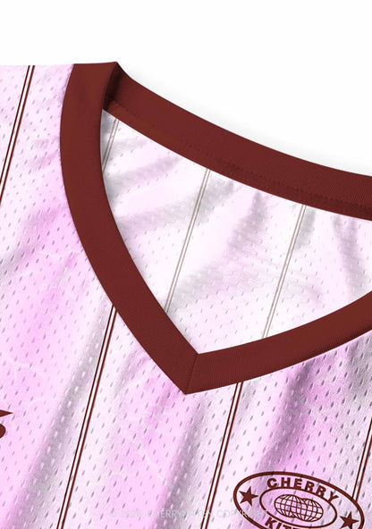 Purple I Put The Bi In Bxxch Pride Y2K Sport Jersey Tank Cherrykitten