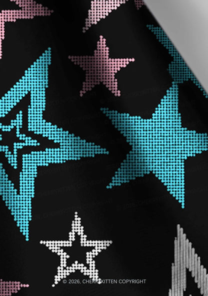 Trans Star Pride Y2K Print Headband Cherrykitten