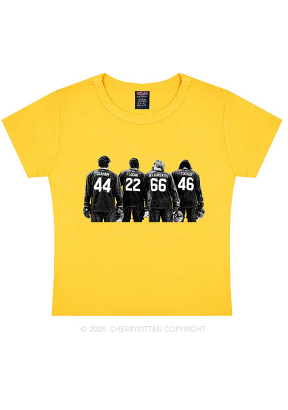 Hockey Crew Y2K Baby Tee Cherrykitten