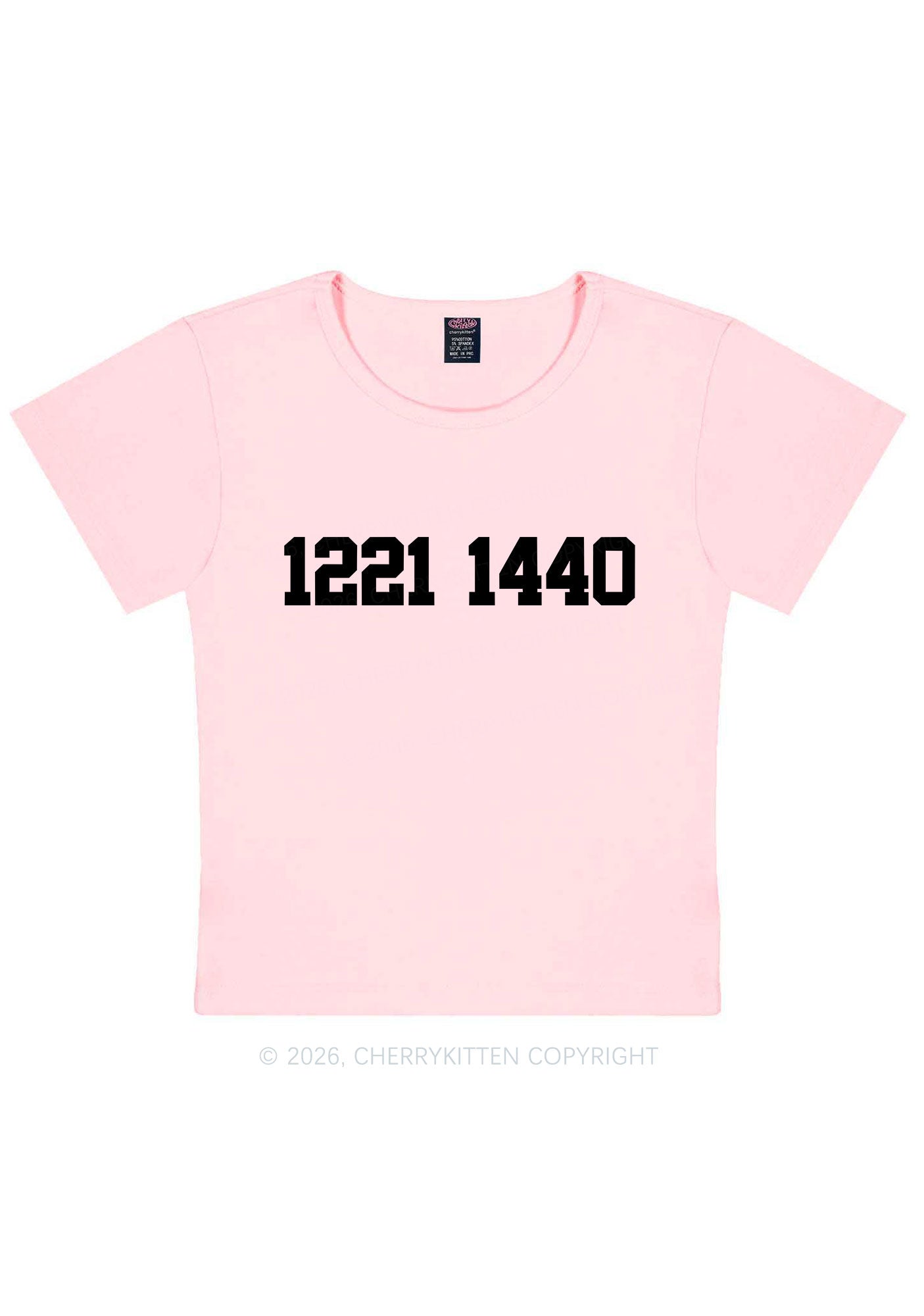 Retro Number HR Y2K Baby Tee Cherrykitten