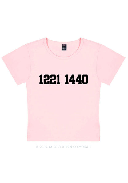 Retro Number HR Y2K Baby Tee Cherrykitten
