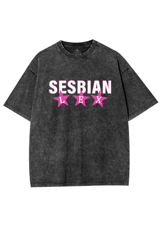 Sesbian Lex Y2K Shirts Washed Tee Cherrykitten