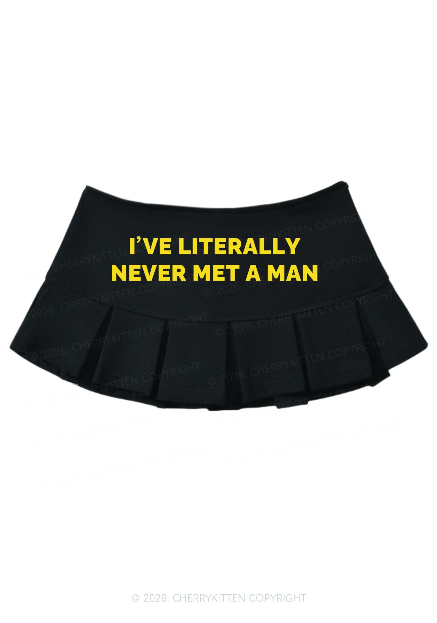 Never Met A Man Pirde Y2K Mini Pleated Skirts Cherrykitten