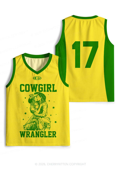 Yellow Cowgirl Wrangler Pride Y2K Sport Jersey Tank Cherrykitten