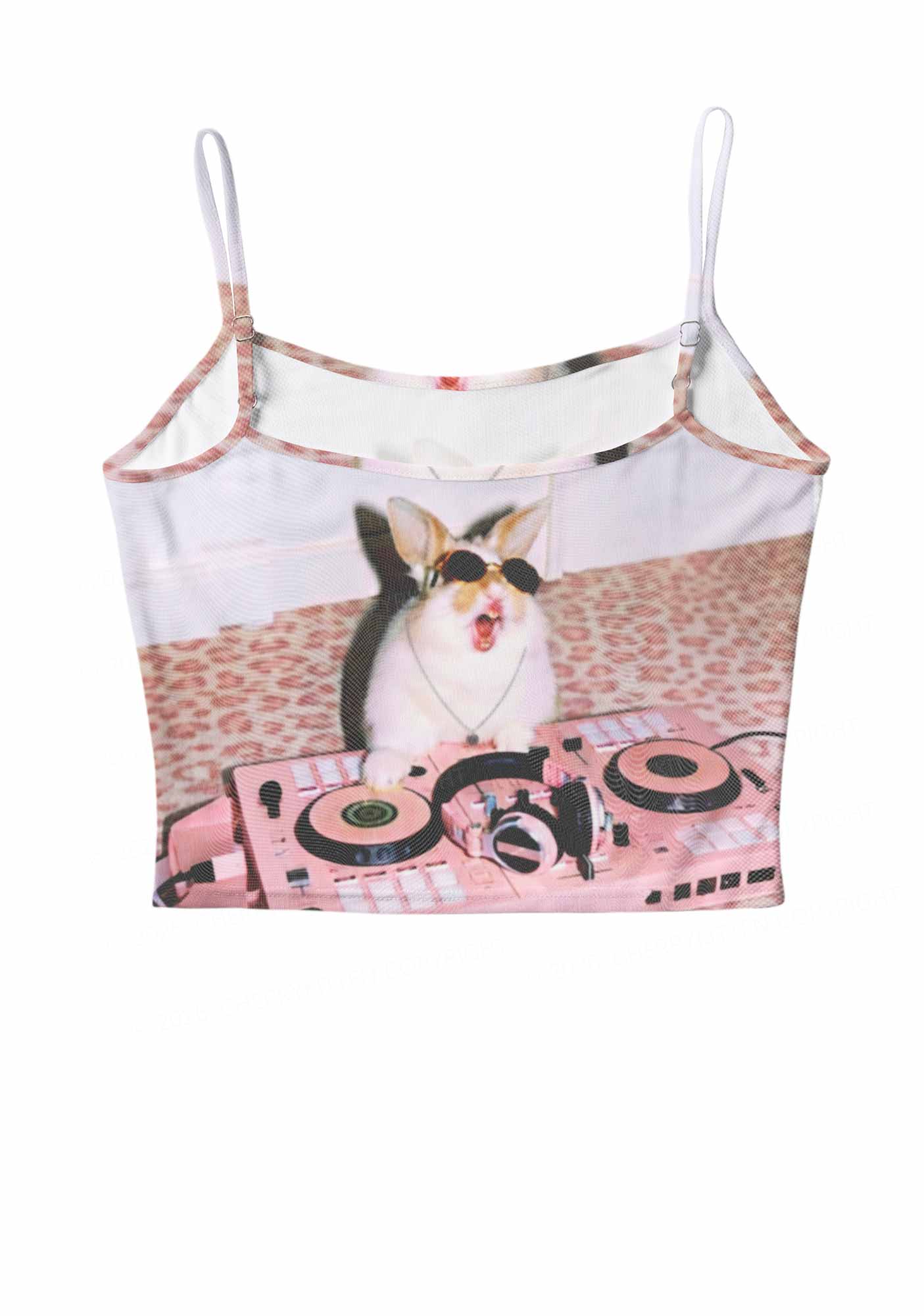 Dj Bunny Y2K Mesh Cami Tank Cherrykitten
