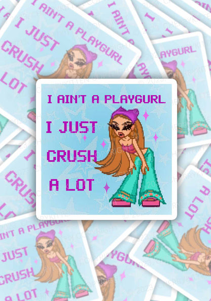 Crush A Lot 1Pc Y2K Sticker Cherrykitten