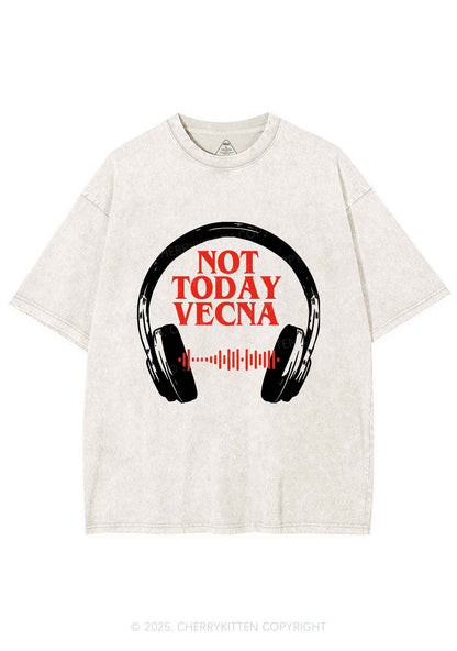 Custom Spotify Code Not Today Y2K Shirts Washed Tee Cherrykitten