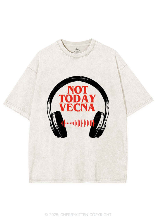 Custom Spotify Code Not Today Y2K Shirts Washed Tee Cherrykitten