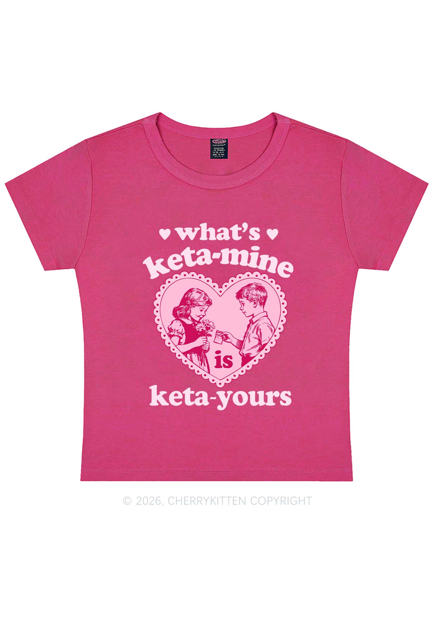 Whats Kxxamine Y2K Baby Tee Cherrykitten