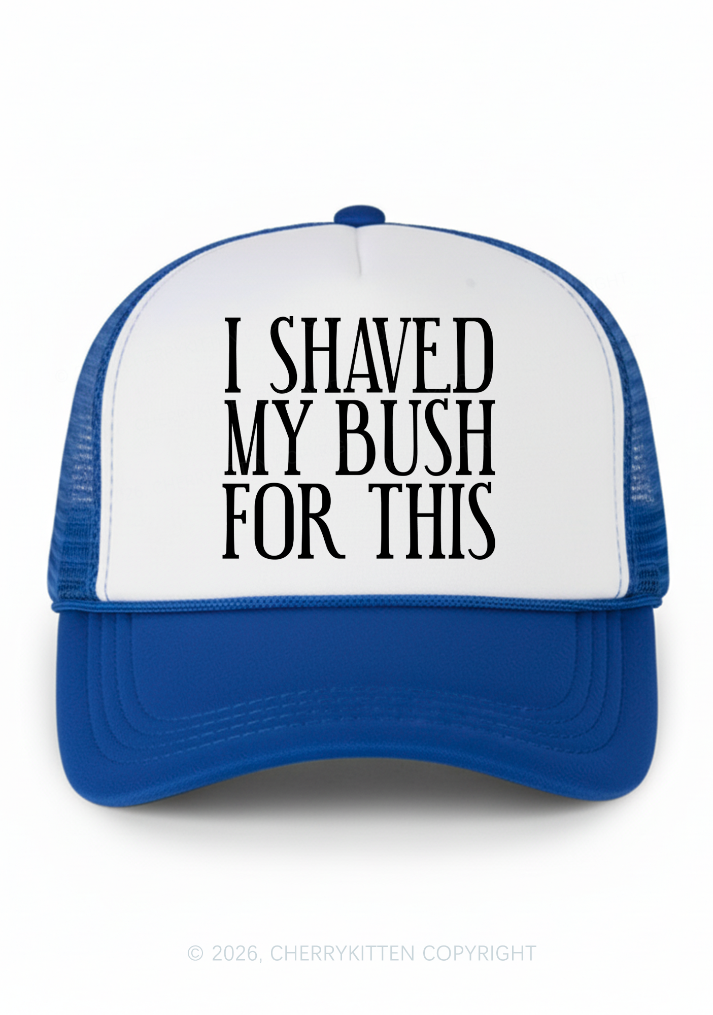 I Shaved My Bush For This Y2K Colorblock Trucker Hat Cherrykitten