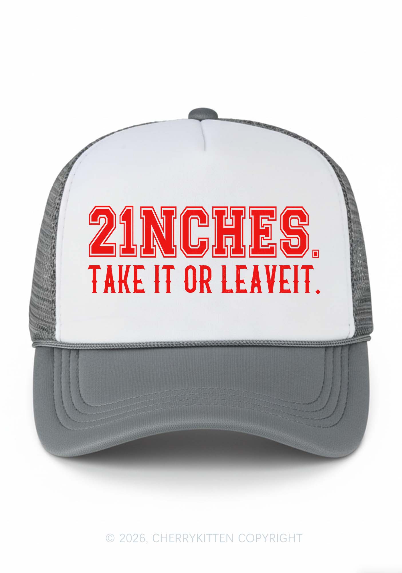 Take It Or Leave It Y2K Colorblock Trucker Hat Cherrykitten