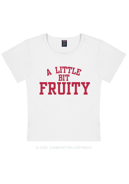 A Little Bit Fruity Pride Y2K Baby Tee Cherrykitten