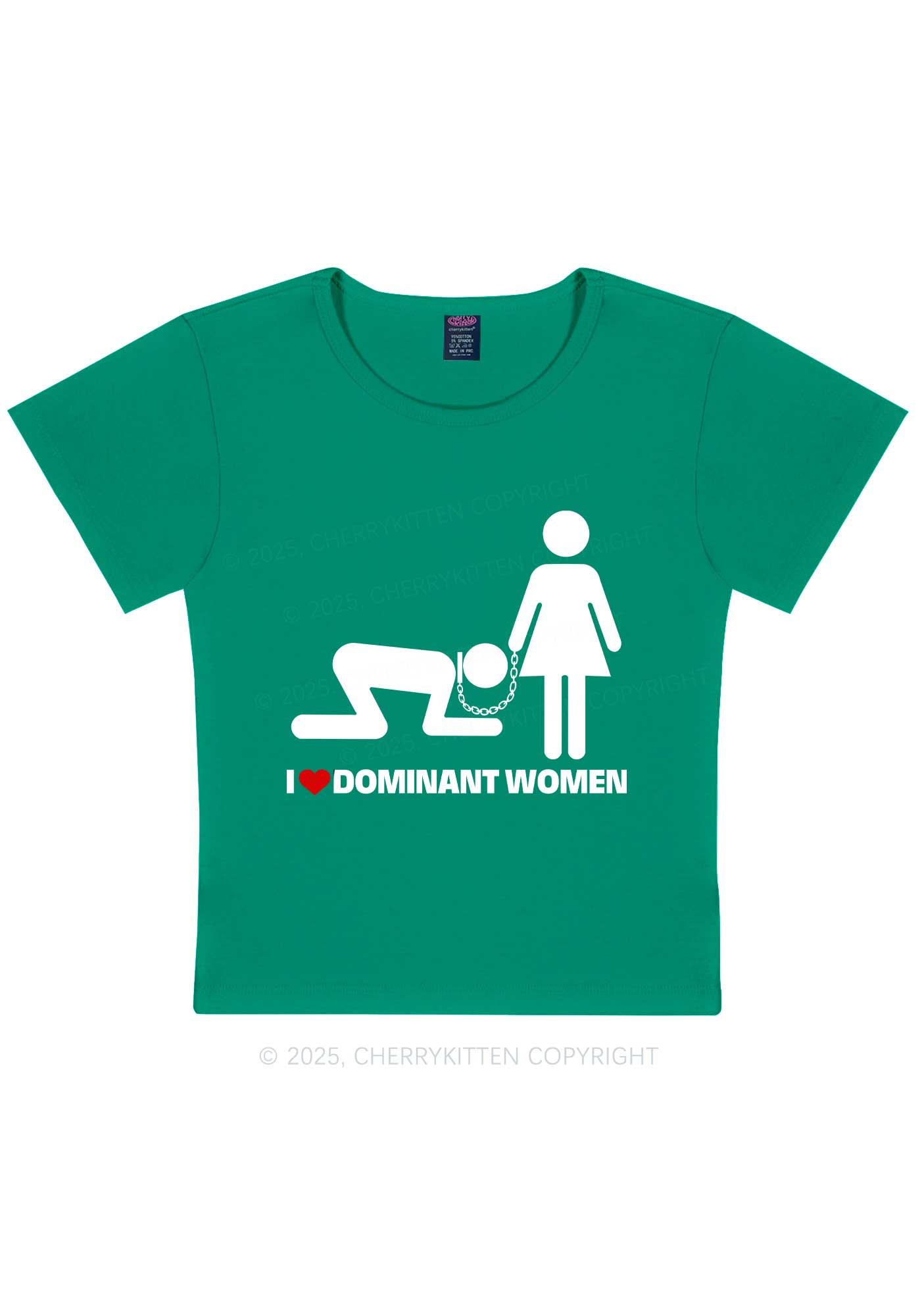 Love D Women Pride Y2K Baby Tee Cherrykitten