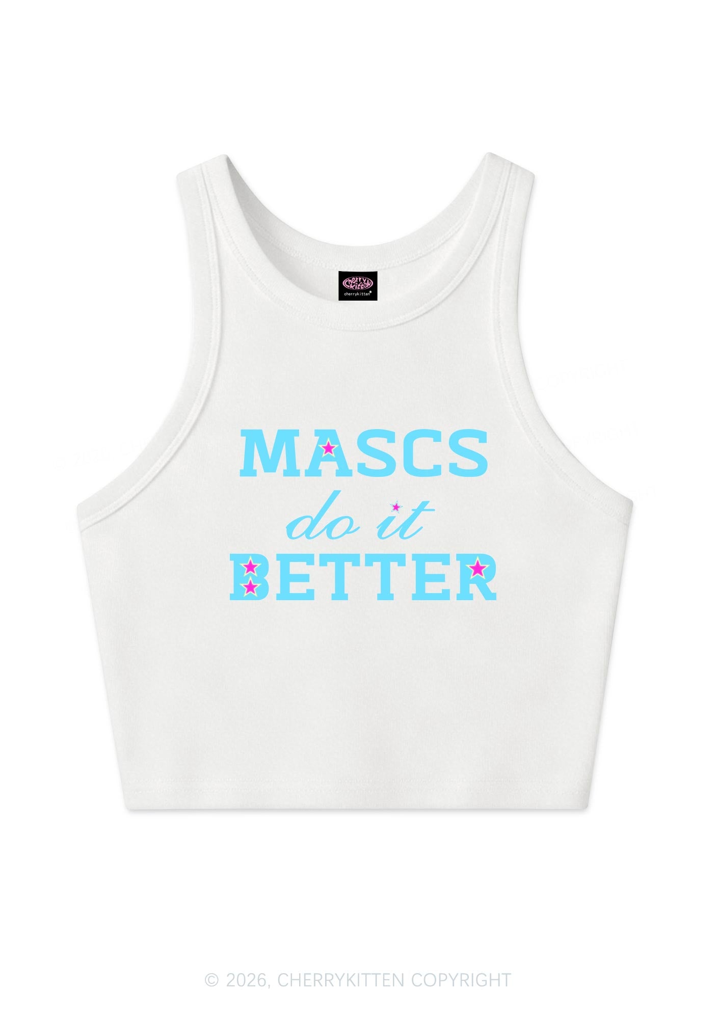Mascs Do It Better Pride Y2K Crop Tank Top Cherrykitten