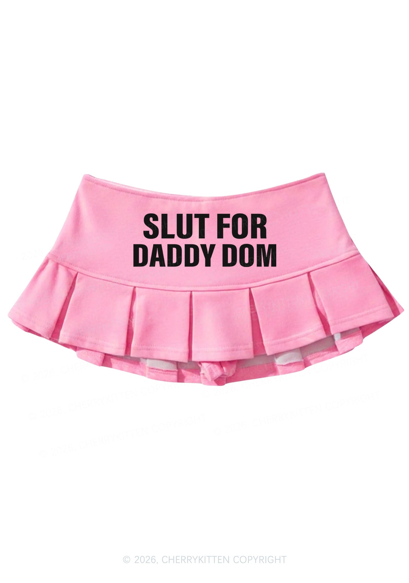Slxt For Daddy Dom Y2K Mini Pleated Skirts Cherrykitten