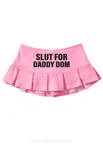 Slxt For Daddy Dom Y2K Mini Pleated Skirts Cherrykitten