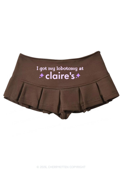I Got My Lobotomy At Claires Y2K Mini Pleated Skirts Cherrykitten