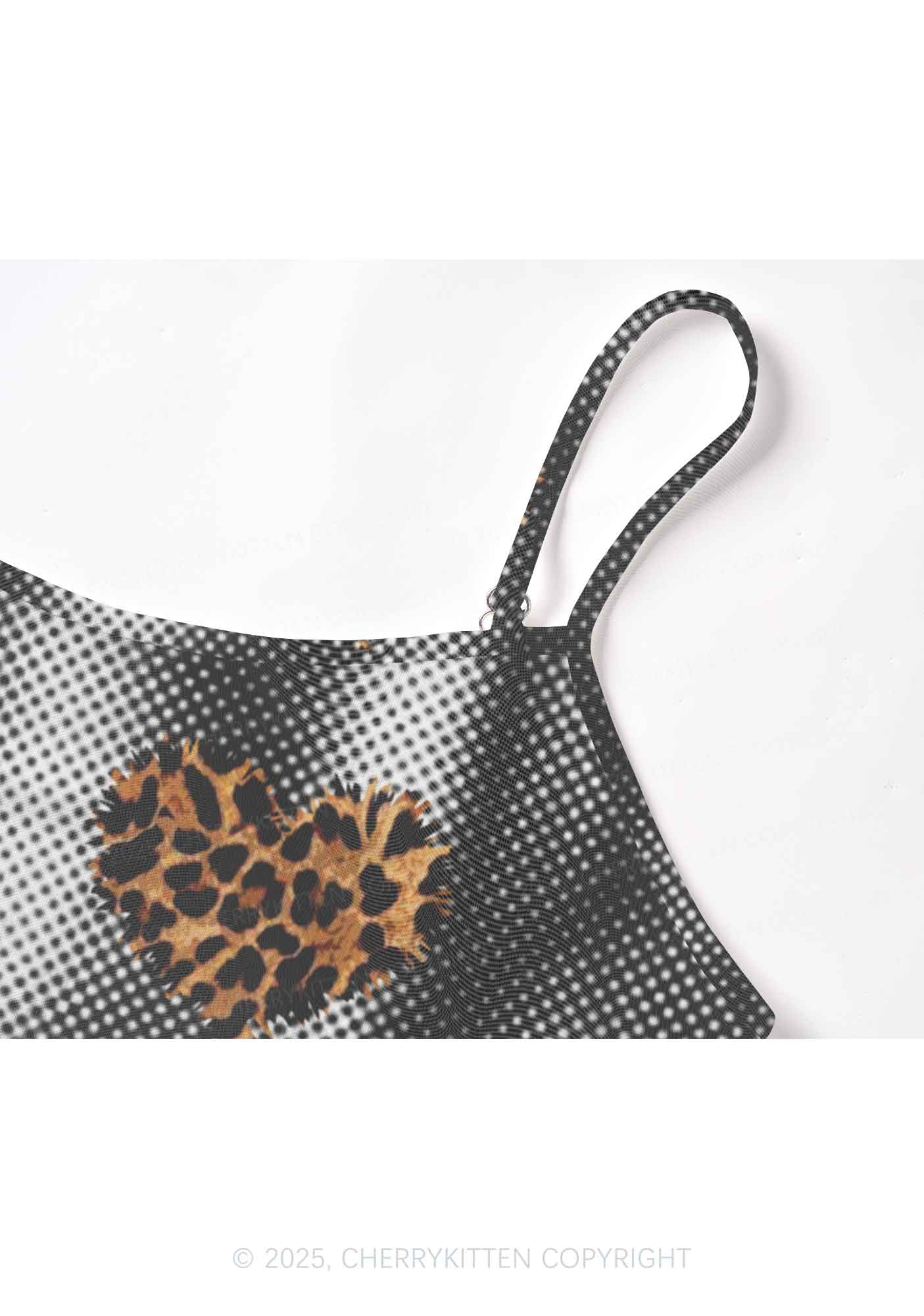 Leopard Hearts Y2K Mesh Cami Tank Cherrykitten