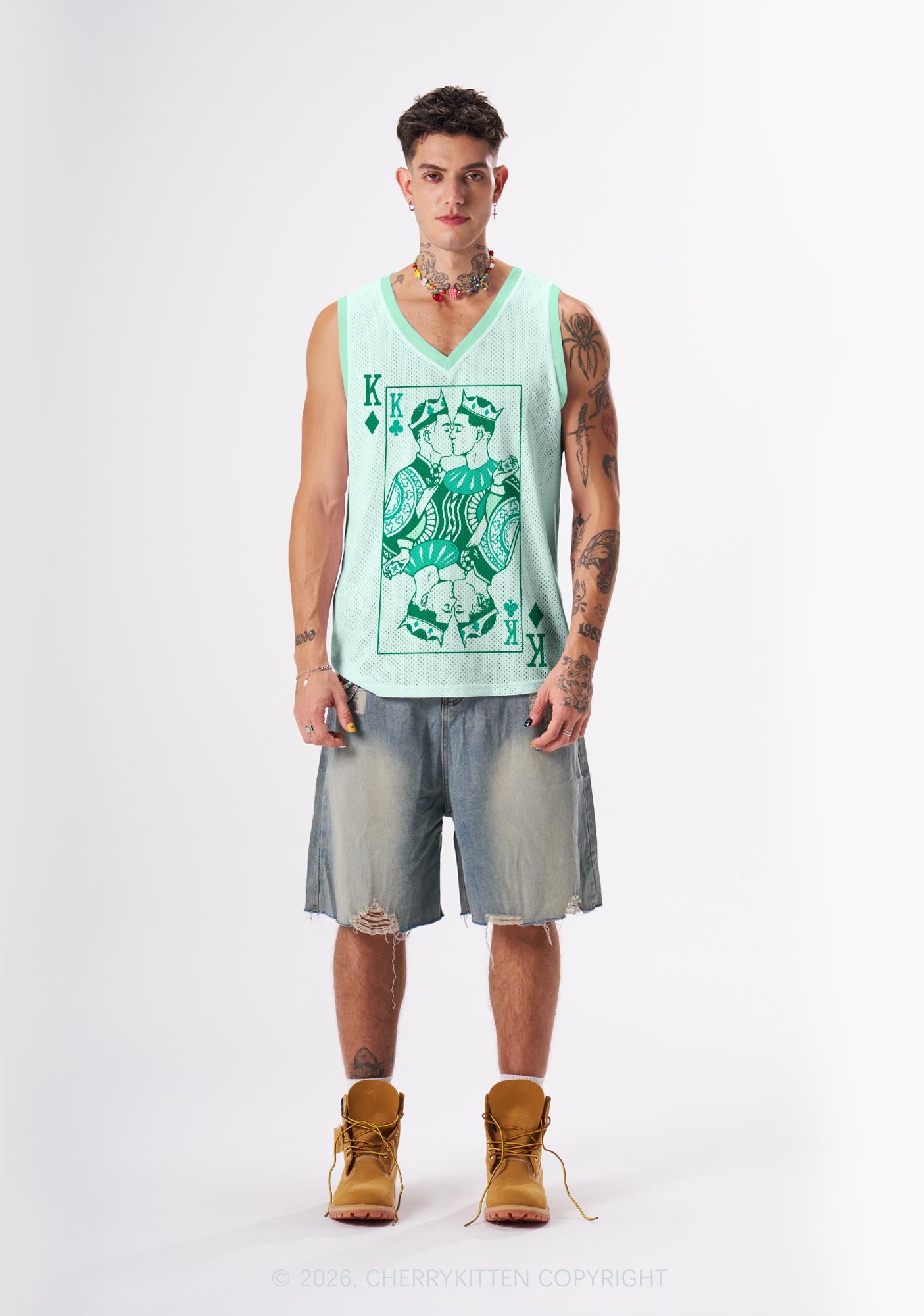Gay King Pride Y2K Sport Jersey Tank Cherrykitten
