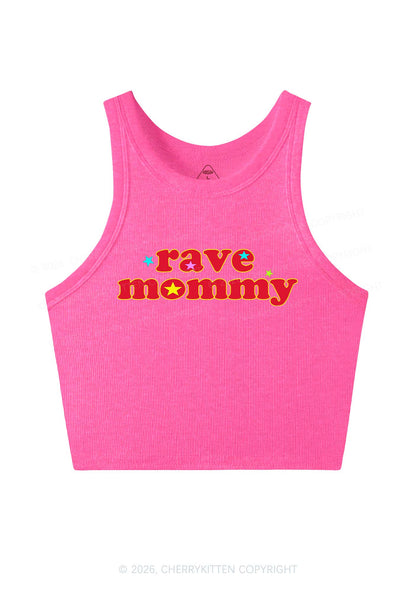 Rave Mommy Y2K Crop Tank Top Cherrykitten