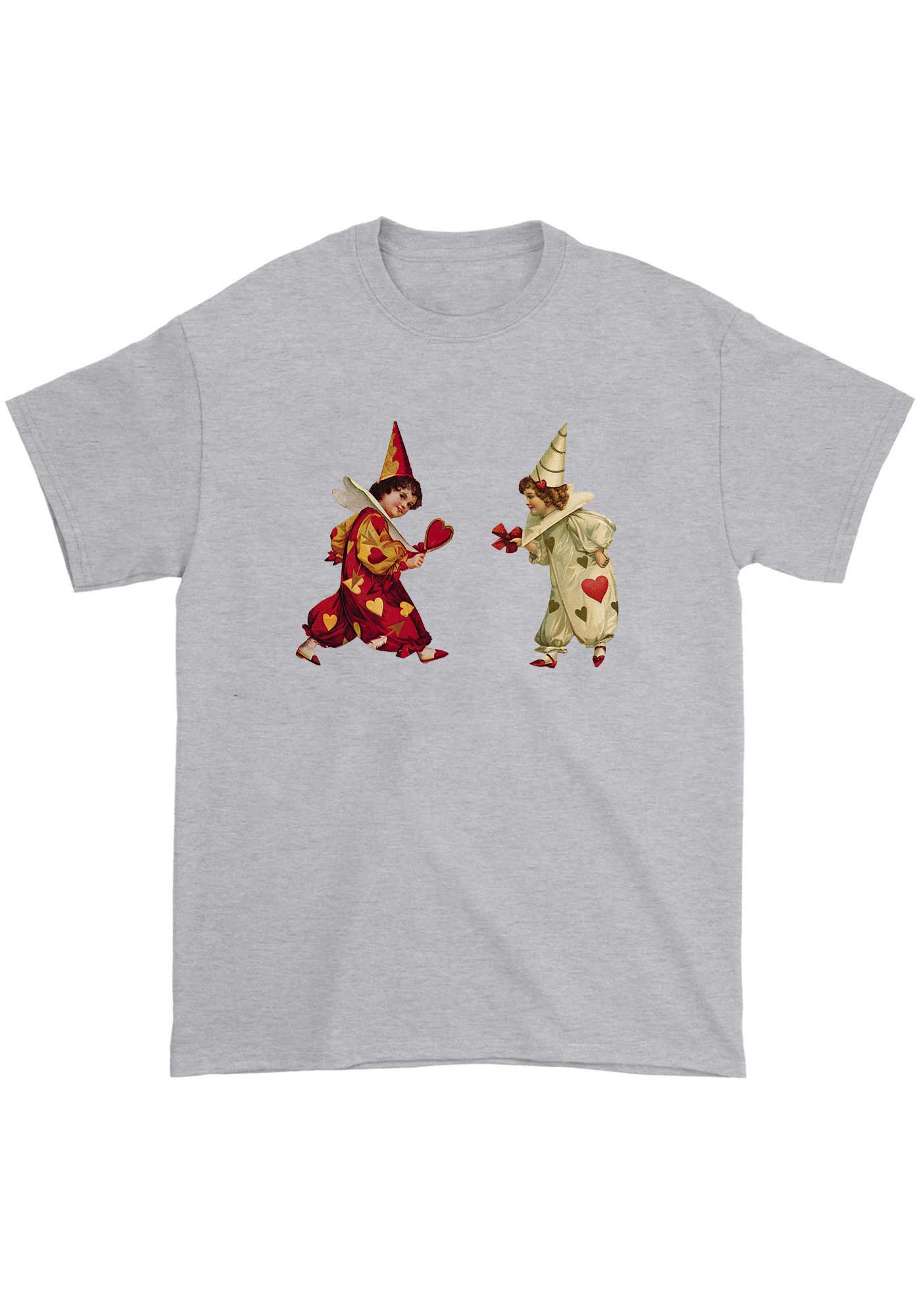 Heart Bow Knot Kids Chunky Shirt