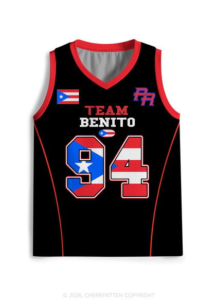 Black Team Bunny Y2K Sport Jersey Tank Cherrykitten