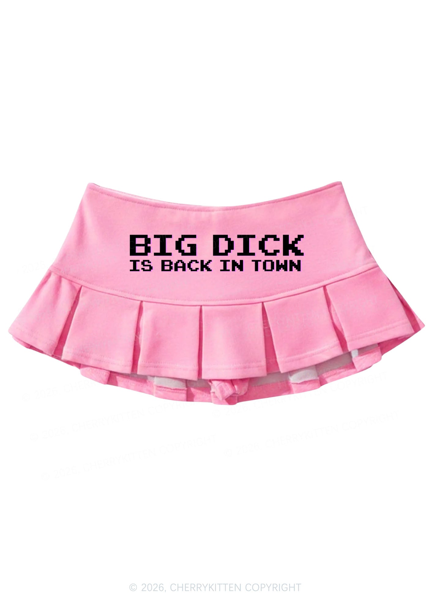 Big Is Back In Town Y2K Mini Pleated Skirts Cherrykitten