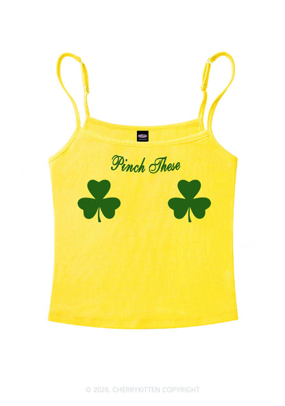 Pinch These St Patricks Y2K Spaghetti Strap Cami Cherrykitten