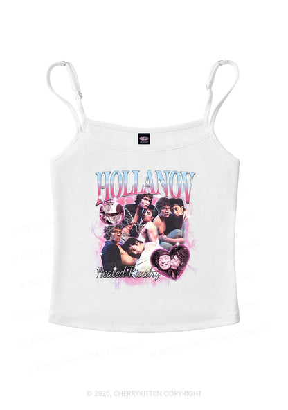 Retro Pink Blue HR Y2K Spaghetti Strap Cami Cherrykitten