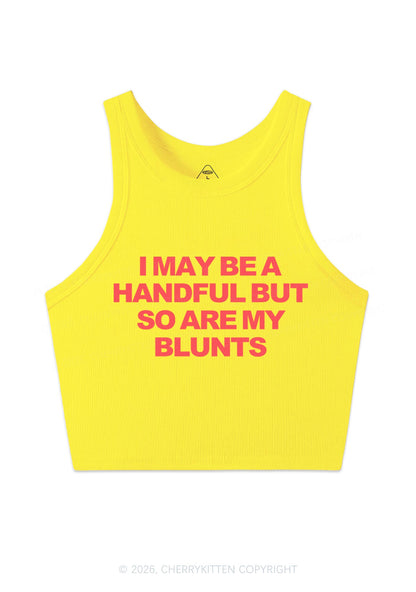 Handful Blunts Y2K Crop Tank Top Cherrykitten