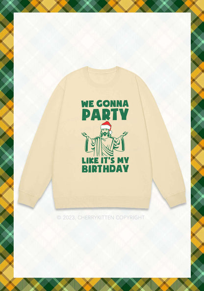 We Gonna Party Christmas Y2K Sweatshirt Cherrykitten